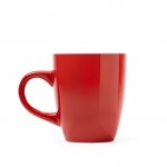 Taza de cerámica esmaltada a color en varios colores 300ml color rojo segunda vista