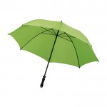 Paraguas manual con bandolera color verde claro tercera vista