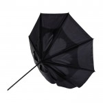 Paraguas manual antitormenta color negro tercera vista