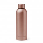 Botella térmica de acero inoxidable con acabado brillante 550ml color oro rosa segunda vista