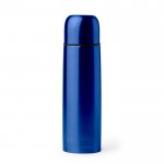 Termo de acero inoxidable con acabado brillante 500ml color azul real segunda vista