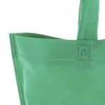 Bolsa sin tejer de asas cortas 80 g/m2 color verde segunda vista