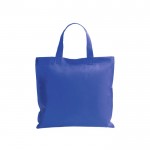 Bolsa sin tejer de asas cortas 80 g/m2 color azul