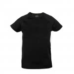 Camisetas técnicas niños 135 g/m2 color negro