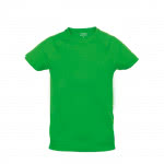 Camisetas técnicas niños 135 g/m2 color verde