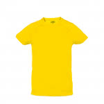 Camisetas técnicas niños 135 g/m2 color amarillo