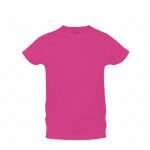 Camisetas técnicas niños 135 g/m2 color rosa