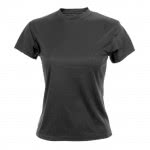 Camisetas de deporte personalizadas 135 g/m2 color negro