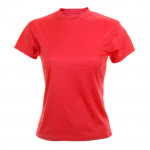 Camisetas de deporte personalizadas 135 g/m2 color rojo