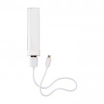 Batería externa personalizada compacta color blanco primera vista