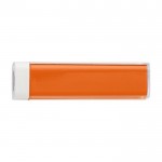 Batería externa personalizada compacta color naranja primera vista