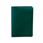 Cartera portadocumentos con 2 separadores e interior transparente color verde oscuro