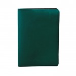 Cartera portadocumentos con 2 separadores e interior transparente color verde oscuro