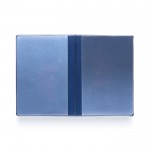 Cartera portadocumentos con 2 separadores e interior transparente color azul marino vista 1