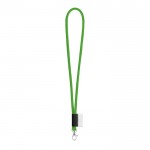 Lanyard personalizado tubular color verde