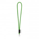 Lanyard personalizado tubular color verde