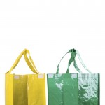 Set de reciclaje con bolsas laminadas color multicolor segunda vista