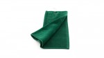 Toalla de algodón absorbente con mosquetón de transporte 40x50cm color verde oscuro segunda vista