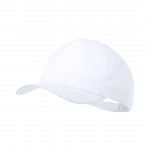 Gorra poliéster con frontal blanco color blanco