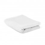 Toalla de microfibra absorbente pequeña de mano 45x30cm 345g/m2 color blanco primera vista