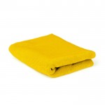 Toalla de microfibra absorbente pequeña de mano 45x30cm 345g/m2 color amarillo primera vista