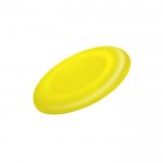 Clásico frisbee de plástico para aire libre en varios colores color amarillo primera vista