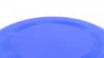 Clásico frisbee de plástico para aire libre en varios colores color azul tercera vista