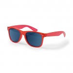 Gafas de sol con diseño en colores translúcidos y lentes espejados color amarillo octava vista