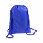 Mochilas saco de cuerdas gruesas color azul primera vista