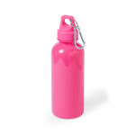 Botella fucsia publicidad