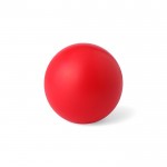 Pelota antiestrés de PU brillante en varios colores para personalizar color rojo primera vista
