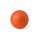 Pelota antiestrés de PU brillante en varios colores para personalizar color naranja primera vista