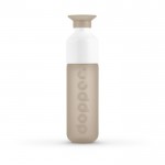 Botella reutilizable personalizada Dopper color marrón claro primera vista