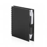 Bloc de notas B7 personalizable color negro