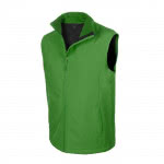 Chalecos softshell merchandising color verde