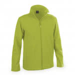 Chaqueta softshell publicitaria color verde lima