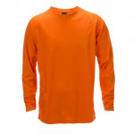 Camisetas transpirables publicitarias color naranja