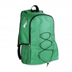 Mochila con salida para auriculares color verde