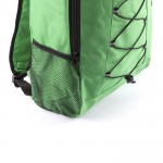 Mochila con salida para auriculares color naranja segunda vista