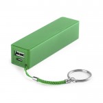 Batería externa personalizable de 2200mAh color verde