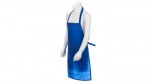 Set de delantal y gorro de cocina de non-woven para niños color azul segunda vista