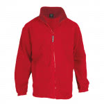 Chaquetas customizadas polar 280 g/m2 color rojo