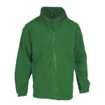 Chaquetas customizadas polar 280 g/m2 color verde