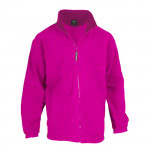 Chaquetas customizadas polar 280 g/m2 color fucsia