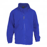 Chaquetas customizadas polar 280 g/m2 color azul