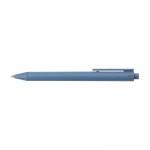 Libreta y bolígrafo a juego de paja de trigo A5 hojas a rayas color azul quinta vista