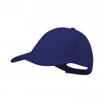 Gorra de 6 paneles de algodón peinado con cierre de velcro primera vista