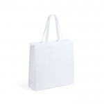 Bolsa tnt blanca con laterales en color color blanco