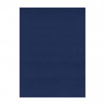 Manta de poliéster reciclado hecha en UE 110 x 150cm 290 g/m2 color azul primera vista