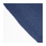 Manta de poliéster reciclado hecha en UE 110 x 150cm 290 g/m2 color azul segunda vista